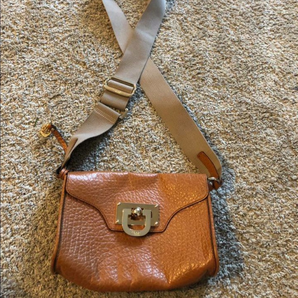 DKNY for Donna Karen leather handbag